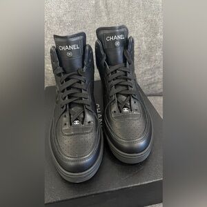 CHANEL Black Men's Sneakers
